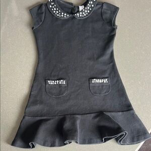 Gymboree black rhinestone dress
